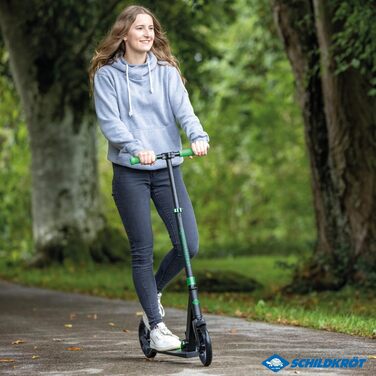 Скутер Schildkröt City Scooter Street Artist 2.0: Алюмінієвий, складаний, ABEC7, до 100 кг, зелений