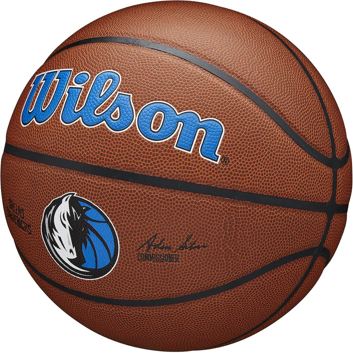 Баскетбольний м'яч Wilson NBA Team Dallas Mavericks, розмір 7, композитний, унісекс-дорослий
