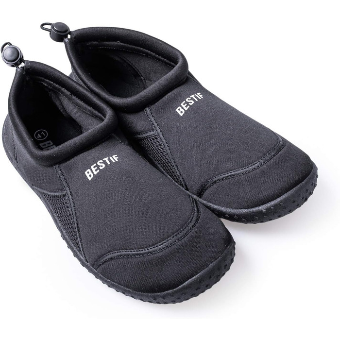 Чоботи для плавання / Водні черевики з неопрену (чоловічі та жіночі) | З шнурком | Легкі та зручні | Розміри 36-45 | Чорний, блакитний