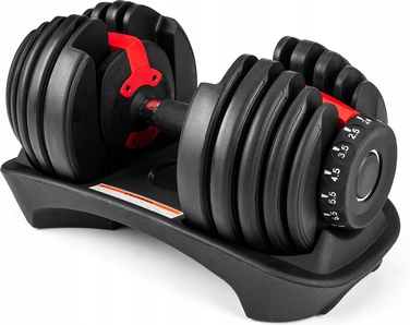 Регульовані гумовані гантелі Gymtek 1 x 24 кг