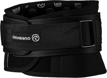 Пояс для спини Rehband X-RX знімний для важкої атлетики, неопреноа бандаж 7мм, підтримка попереку, чорний, XXXL