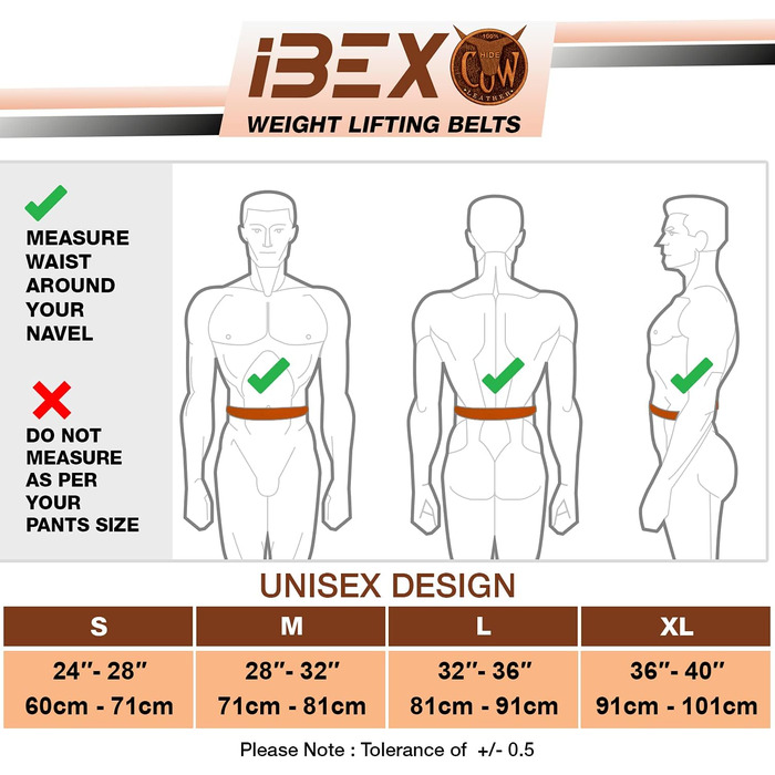 Пояс для важкої атлетики IBEX, шкіряний, 10.2 см, з підкладкою, підтримка поперекових хребців, замшеве оздоблення, сталева пряжка, для функціональних тренувань, бодібілдингу, пауерліфтингу, жиму лежачи, фітнес-залу, тренажеру