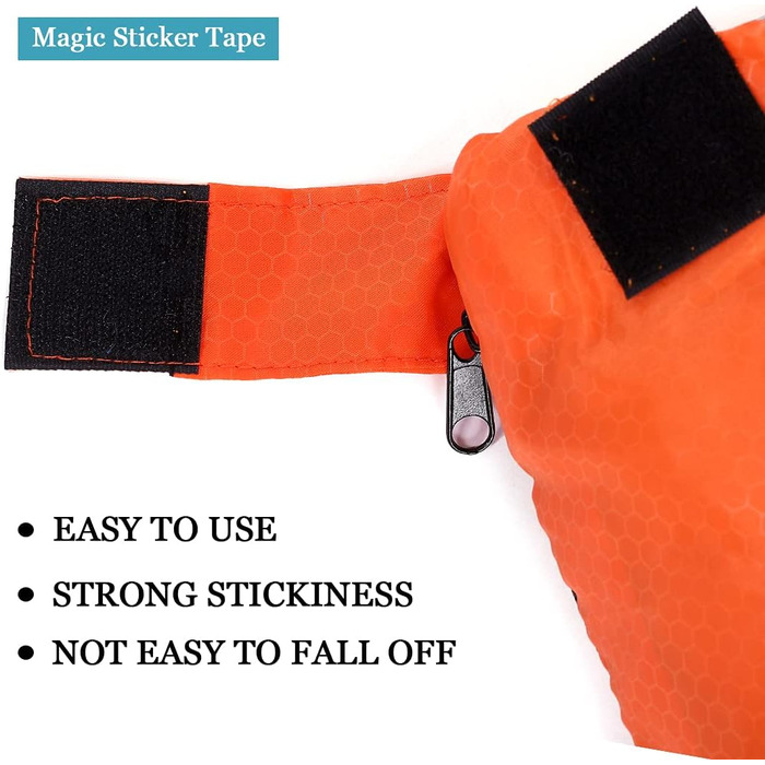 Сплячий мішок для дорослих та дітей – легкий, водонепроникний, зручний для весни, літа, осені – піший туризм, подорожі, кемпінг, темно-помаранчевий