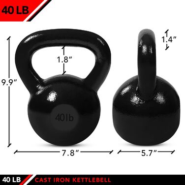 Гиря JFIT з чавуну, 2,3–27,2 кг, для функціонального тренування, зміцнення м'язів та силових вправ, балистичні вправи, аксесуари для фітнесу