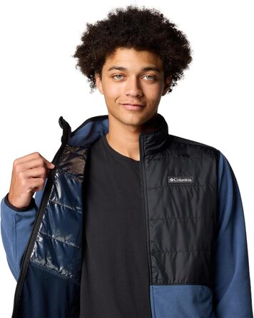 Чоловіча флісова куртка Columbia Basin Butte Full Zip, чорна, розмір XXL