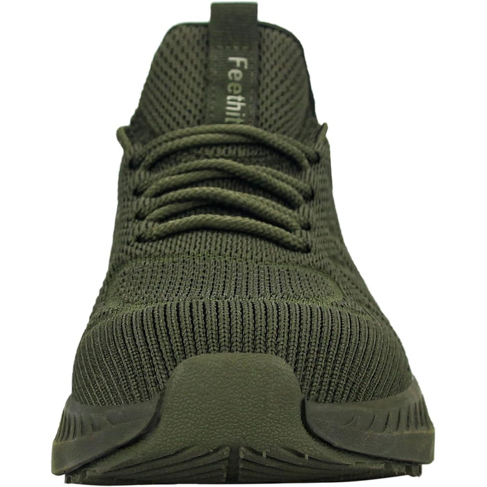 Кросівки Feethit для чоловіків: спортивні, для бігу, тенісу, фітнесу, повсякденного носіння. Легкі, дихаючі, зелені, розмір 40 EU