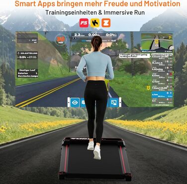 Дорожка для ходьби TODO Walking Pad, компактна бігова доріжка з нахилом для дому та офісу, швидкість 1–6 км/год, чорна