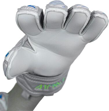 Рукавички воротарські Reusch Attrakt Grip Finger Support унісекс, розмір 10.5, для всіх поверхонь, сіро-жовті