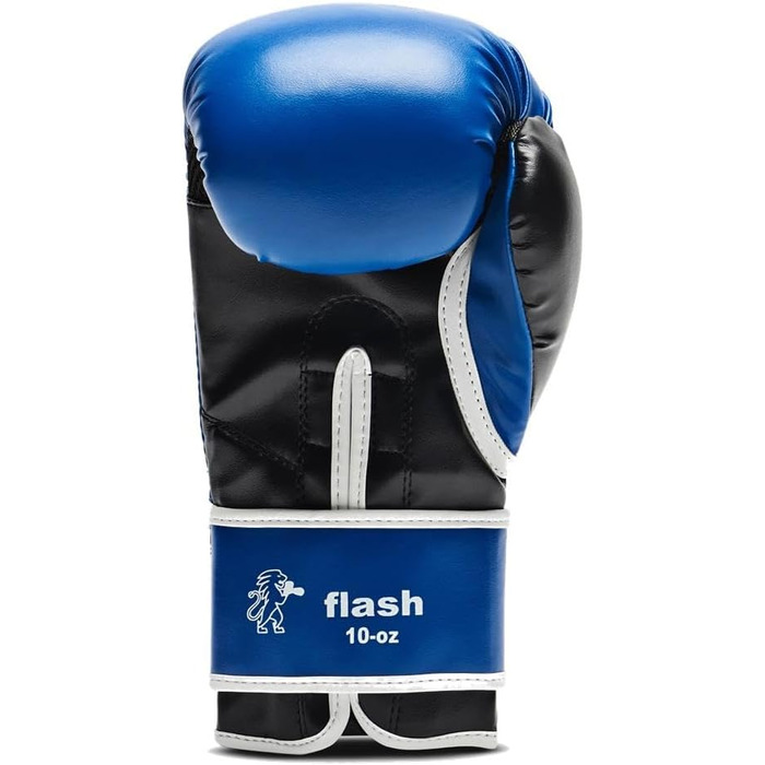 Дитячі боксерські рукавички LEONE 1947 Junior Flash, сині, 4 OZ, GN083J, універсальні