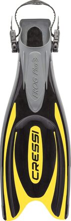 Ласти Cressi Frog Plus M/L (42-45) чорні/жовті - для плавання та дайвінгу