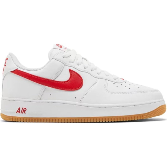 Кросівки Nike Air Force 1 для жінок, білі, University Red Gum (40.5 EU)