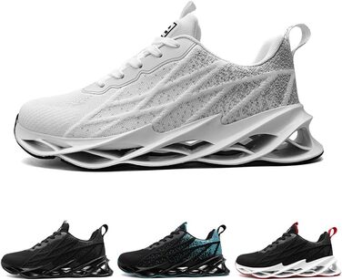 Кросівки Frysen для чоловіків та жінок: бігові, для вулиці та активного відпочинку. Дихаючі, спортивні кросівки 38-46 EU, розмір 43 EU, білі