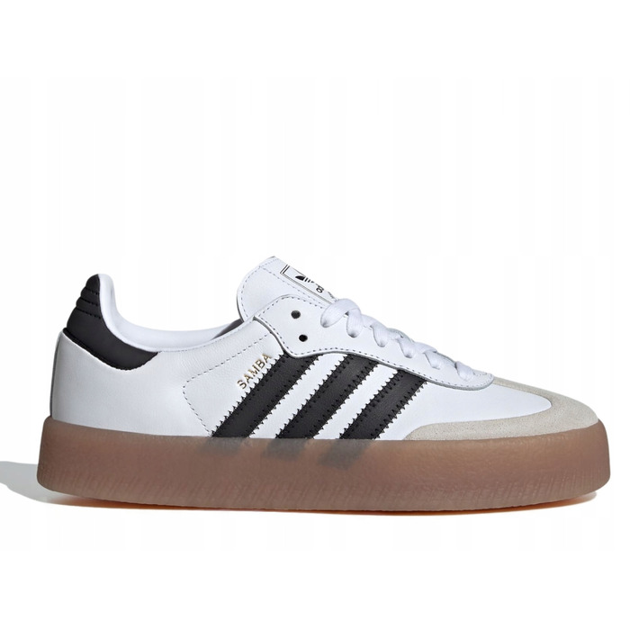 Жіночі кросівки adidas Sambae JI1349 білі, шкіряні, 38 2/3