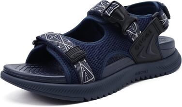 Чоловічі сандалії ONCAI Wandersandalen: сітка, літо, пляж, водний спорт, трекінг, регульовані ремінці (49 EU, блакитний)