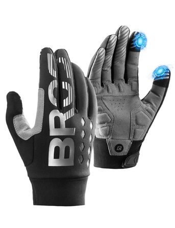 Велосипедні рукавички ROCKBROS зимові для жінок та чоловіків, Thinsulate, сенсорний екран, для MTB, катання, альпінізму та активного відпочинку, розмір M