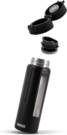 Термочашка SIGG Gemstone ONE 0.5 л, ізольована, з нержавіючої сталі, герметична, для кави to go, без шкідливих речовин, Obsidian