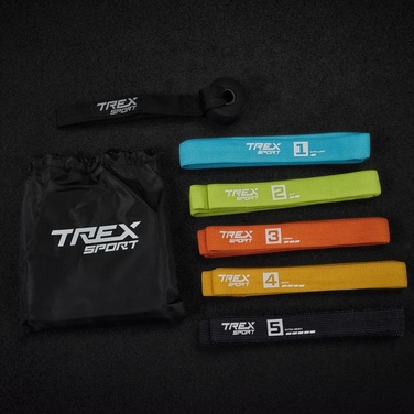 Набір фітнес-резинок Trex Sport TX-005PBB, 5 шт.
