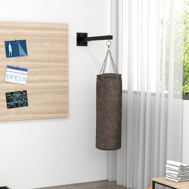 Кріплення для боксерської сумки, настінне, 9 кутів, сталеве, до 100 кг, чорне