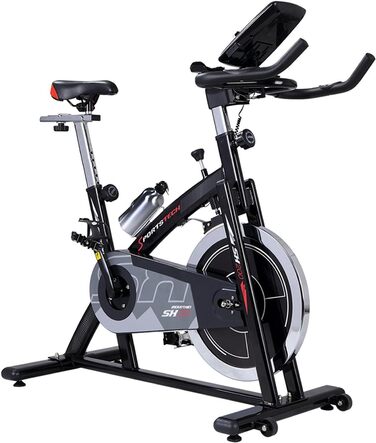 Велотренажер Sportstech SX200 з маховиком 22 кг, домашній ергометр із підтримкою мультіплеєр APP, для кардіо та витривалості