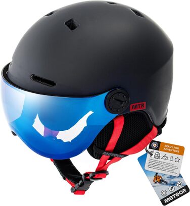 Шолом гірськолижний дитячий/жіночий/чоловічий Meteor, Navy blue (53-55 см)