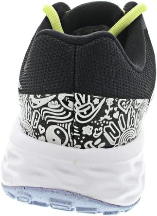 Дитячі кросівки Nike Revolution 6 NN JP, чорні/білі/лимонні, розмір 37.5 EU