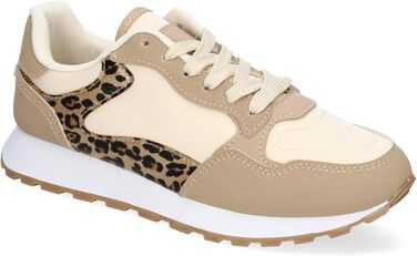 Жіночі спортивні кросівки повсякденні Khaki, 37 EU - зручні, стильні, на шнурівках