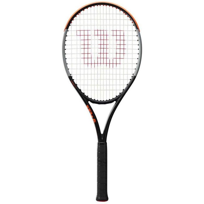 Тенісна ракетка Wilson 2, чорна/сіра/помаранчева