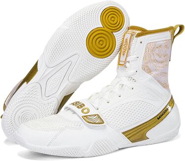 Боксерські черевики для чоловіків та жінок, професійні, для змагань та тренувань, дихаючі, Perlgold (36 EU)