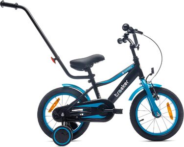 Дитячий велосипед Sun Baby Tiger Tracker 14/16 дюймів для хлопчиків з підтримуючими колесами і штовхальною ручкою, BMX, від 2 до 6 років