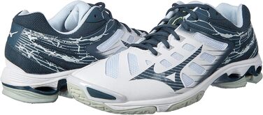 Волейбольне взуття Mizuno Wave Voltage Unisex чорно-біле (37 EU)