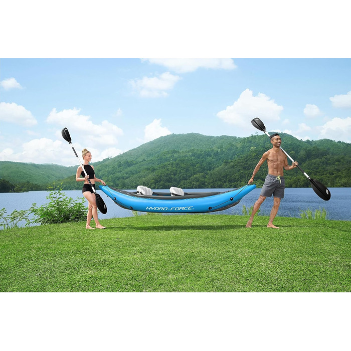 Надувний каяк Bestway Hydro-Force Cove Champion X2 331x88x45 см, комплект