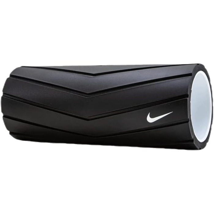 Пінний ролик для масажу Nike Recovery 33 см, чорний/білий, універсальний для дорослих