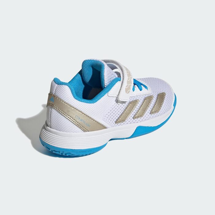 Дитячі тенісні кросівки adidas Courtflash Comfort Closure для дітей, 35 EU, білий/аквамарин