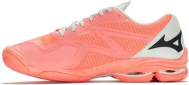 Жіночі волейбольні кросівки Mizuno Wave Lightning Z7 (W) біло-зелені, кольори Glacial Ridge Patina Green (36 EU)