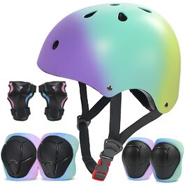 колір: ліла грін желтий