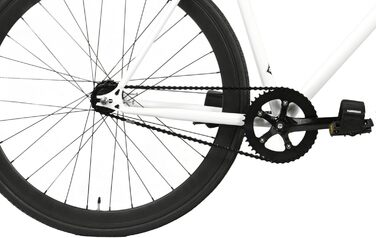 Чоловічий велосипед FabricBike Original 2.0, білий-чорний, розмір S