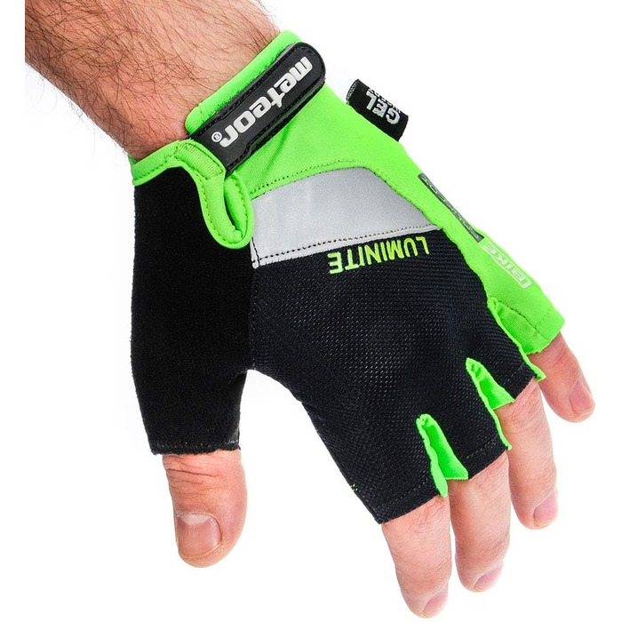 Рукавички для гірського велосипеда Meteor Radhandschuhe Gel GX31 Green - чоловічі, жіночі, дитячі, для даунхілу та хайкінгу