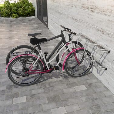 Підставка для велосипедів HENGMEI на 2 велосипеда, сталева, для шин 30-65 мм, монтаж на підлогу або стіну