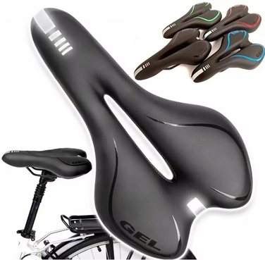 Велосипедне сідло Azaris Airflow — гелеве, м'яке, 160 мм