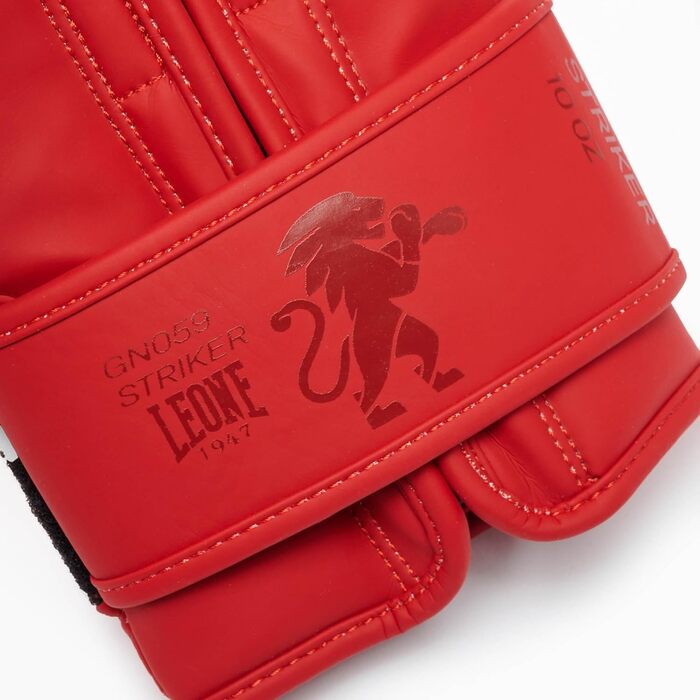 Боксерські рукавички Leone 1947 Red 10 oz унісекс - професійні для тренувань та спарингів