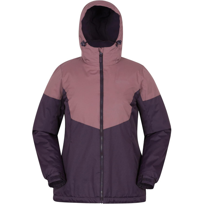 Жіноча гірськолижна куртка Mountain Warehouse Moon - водонепроникна, з мікрофлеєвою ізоляцією, тепла, з регульованою капюшоном - для катання на лижах та сноуборді (40, світло-рожевий)