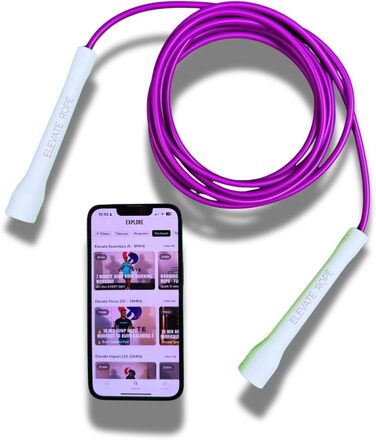 Скакалка Elevate Speed Rope MAX, професійна, PVC з нейлоновим сердечником, 5 мм, 3 м, міцні ручки