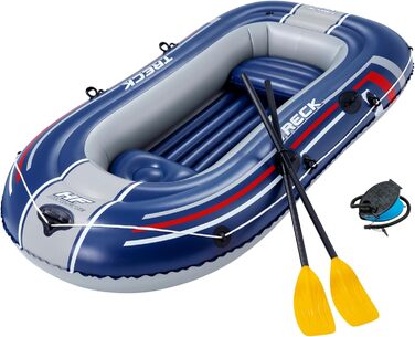 Надувний човен Bestway Hydro-Force Treck X2 255x127x36 см з веслами, комплект для відпочинку на воді