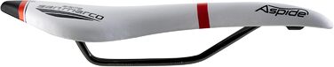 Велосипедне сідло Selle San Marco Aspide Racing для дорослих, унісекс, біле/чорне/червоне
