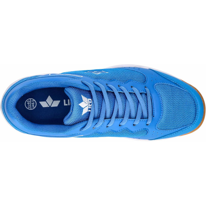 Жіночі зальні тенісні кросівки Lico Damen Speed (39 EU, Синьо-Білі)