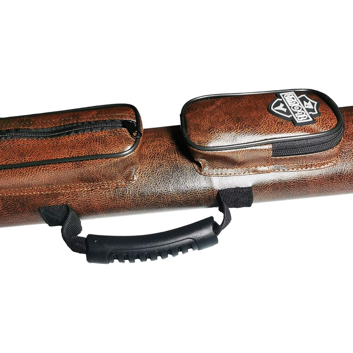 Чохол для більярдної кулі BY sports: 2 шт., овальний, з жорсткою оболонкою, коричневий (B20)