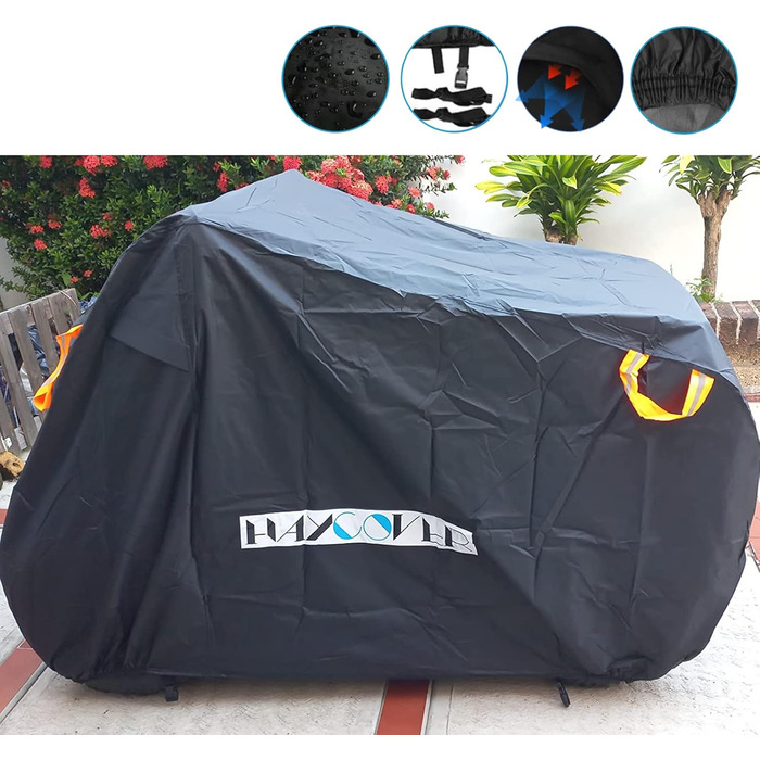 Водонепроникний чохол на квадроцикл ATV Heavy Duty XXXL (260x120x120 см), 300D Oxford Cloth, всесезонний захисний чохол для Polaris Sportsman, Yamaha, Honda, Kawasaki