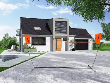 Сітка для бадмінтону Victor Easy, регульована висота, 350×155 см, універсальна для вулиці