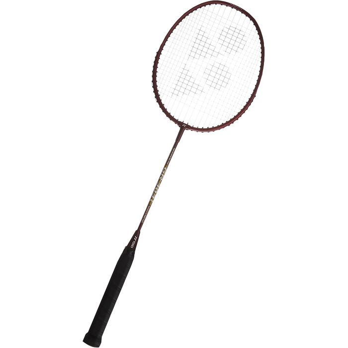 Бадмінтонна ракетка Yonex GR 303 з алюмінієвого сплаву, повний чохол, темно-червона