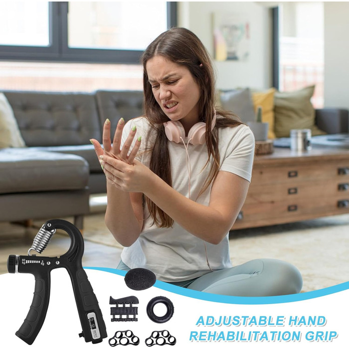 Набір для тренування кисті та пальців, регульоване навантаження 5-60 кг, для спортсменів та відновлення